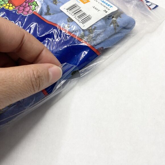 Vintage Walmart 2002 Fruit of the Loom Boys Size 10 Underwear Set Long Johns - Picture 8 of 9